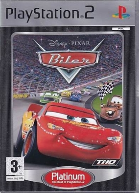 Disney Pixar Biler Platinum - PS2 (B Grade) (Genbrug)